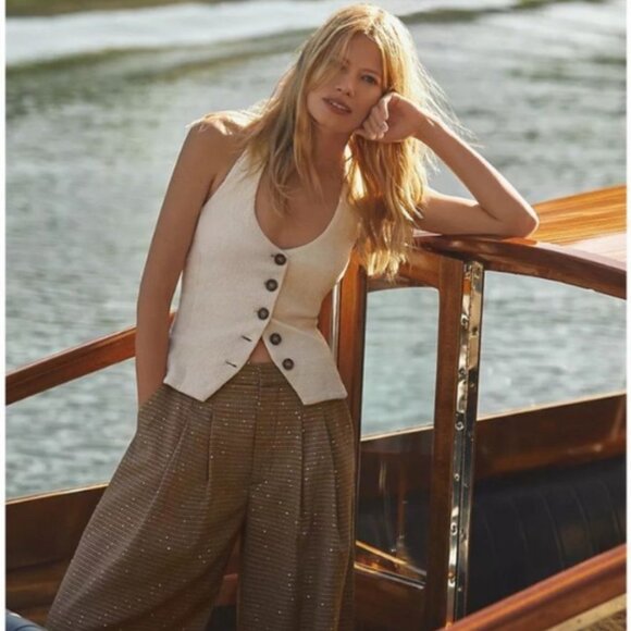 NWT Anthropologie Halter Vest - Picture 5 of 8